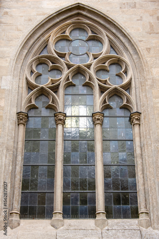 Fototapeta premium Gothic Window in St Paul's Church - Munich - Germany