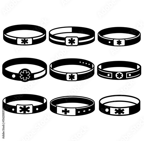 Medical alert bracelet Vector