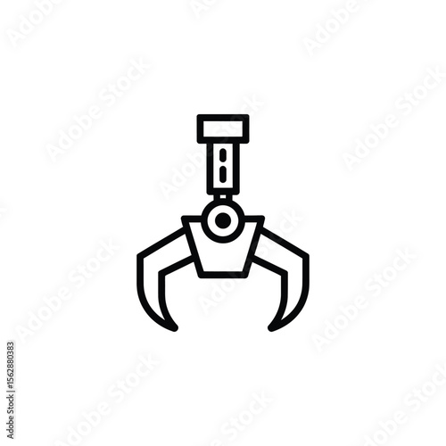 Robotic claw icon