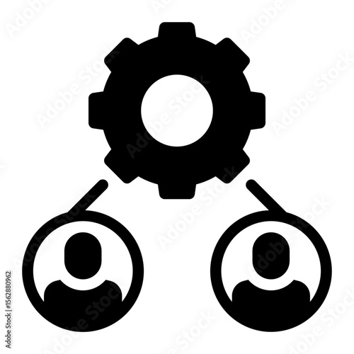 Connection glyph icon