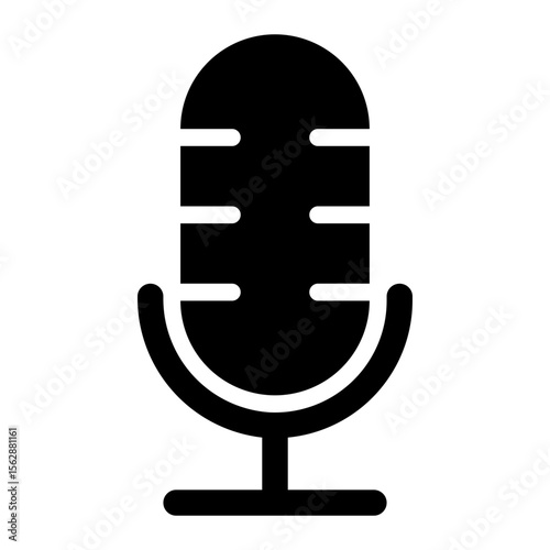 mic glyph icon