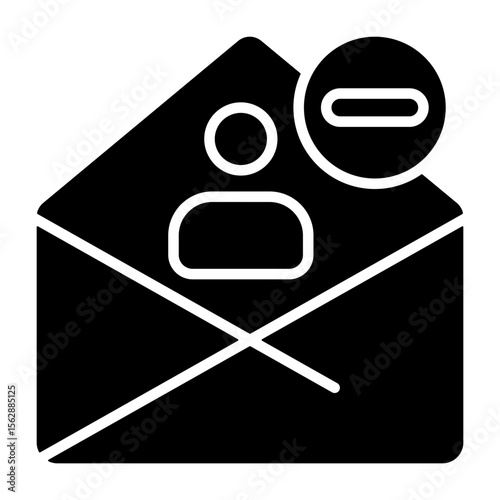 Remove Mail Recipient Icon