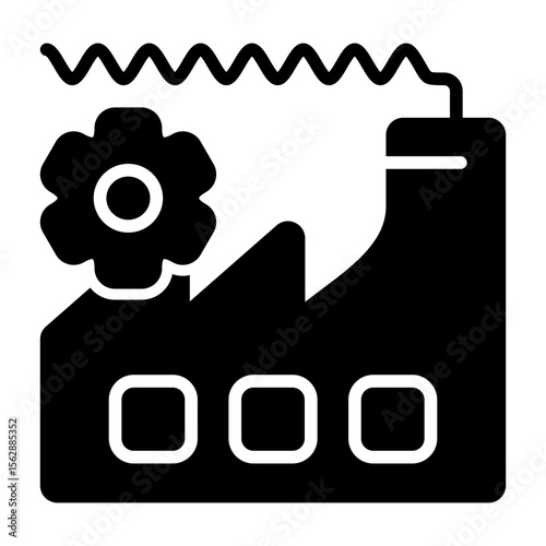Manufacturer Modern Solid Style Icon