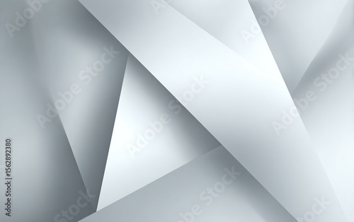 Abstract smooth light gray geometry paper futuristic minimal subtle vector background. High quality