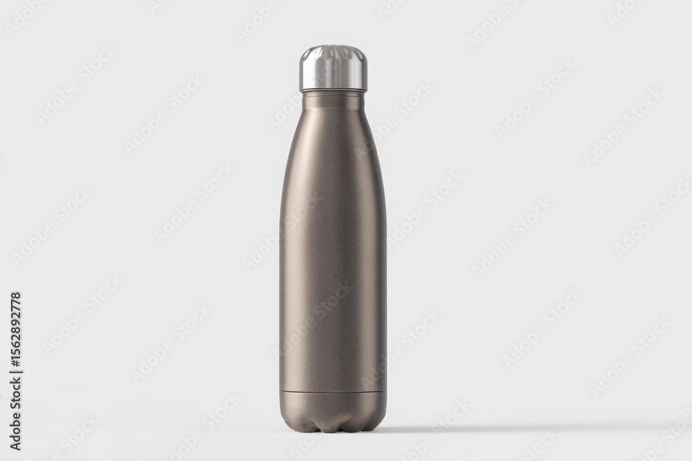 Sleek reusable metal water bottle with matte finish, perfect for hydration on go Sleek reusable metal water bottle with matte finish, perfect for hydration on go