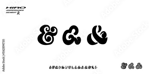 paw Ampersand Collection:
A curated set of ampersands, perfect for wedding invitations. Featuring decorative, sans-serif styles in vector format—ideal as elegant symbols and ornamental accents.