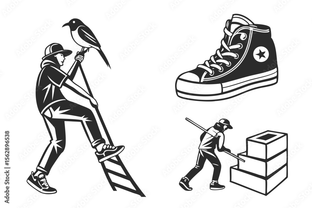 Obraz premium ice hockey players