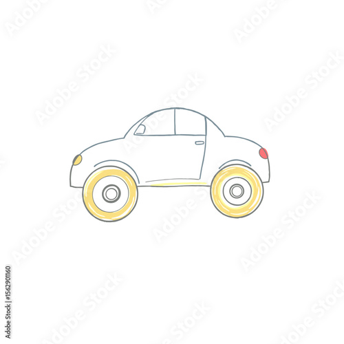 How To Draw A Car For Kids & Toddlers | Easy Car Drawing Step By Step