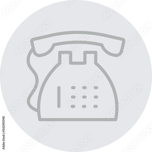 Mobile Network Evolution Vector Line Grey Circle Grey
