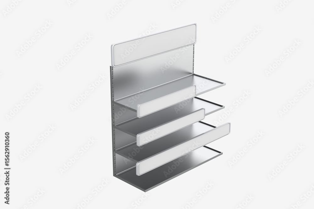 Display Stand Mockup Isolated On White Background. 3d illustration Display Stand Mockup Isolated On White Background. 3d illustration