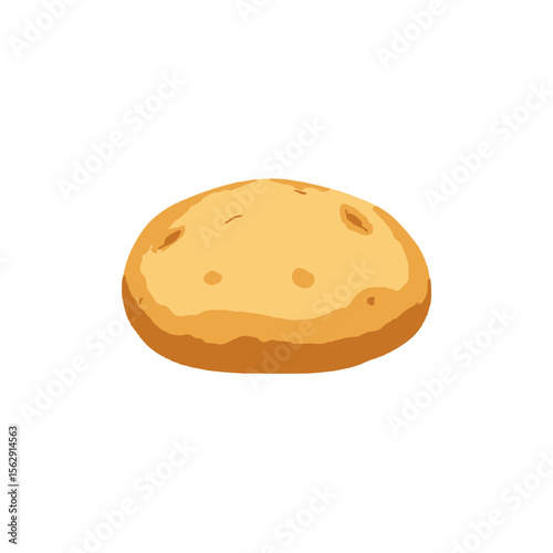bread isolated on white background