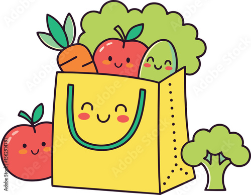 Healthy Food Items Set Featuring Fruits Vegetables Grains and Clean Eating Concepts. Colorful Healthy Food Collection with Natural Ingredients for Nutrition Projects. Organic Food Item Set