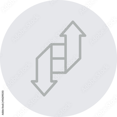 Change Vector Line Grey Circle Grey
