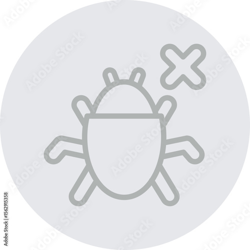 Debugging Vector Line Grey Circle Grey