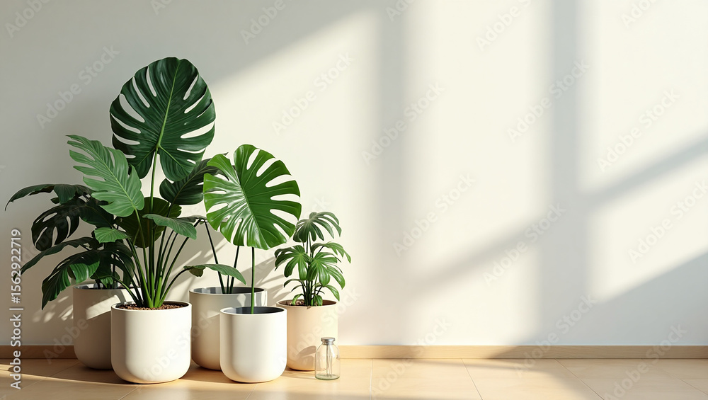 Fototapeta premium plant in the interior of a room