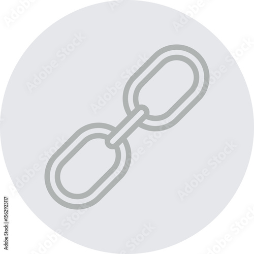 Link Vector Line Grey Circle Grey