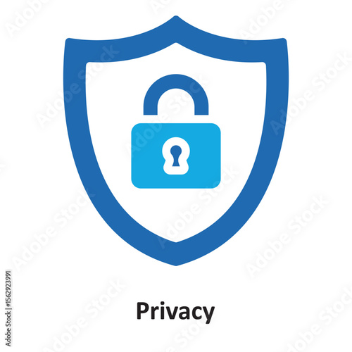 Privacy Vector Icon which can easily modify or edit