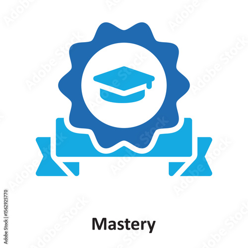Mastery Vector Icon which can easily modify or edit