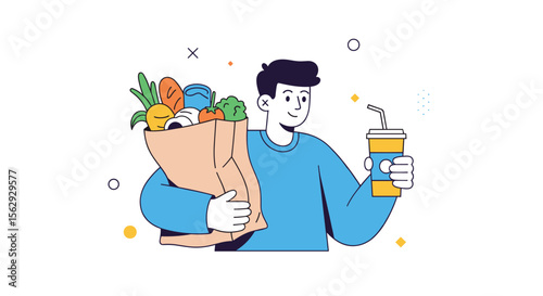 Fresh foods and drinks conveniently delivered to your home