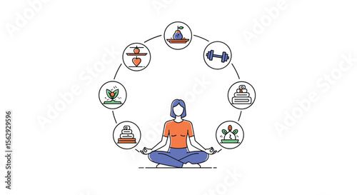 Healthy lifestyle and holistic wellness: maintaining balance and serenity