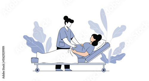 Providing home care nursing service and support to senior patient