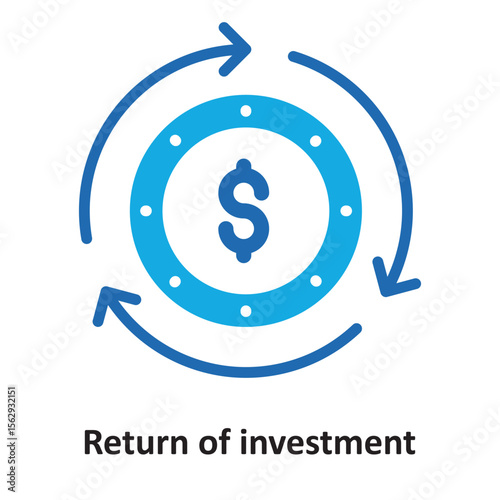 Return of investment  Vector Icon which can easily modify or edit