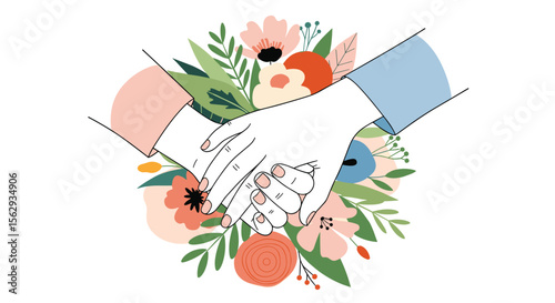 A partnership of helping hands and shared goals together