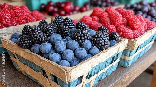 Summer Fruits - Juicy and refreshing summer fruits, showcasing the bounty of seasonal produce, perfect for enjoying under the summer sun.
