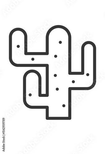 Simple cactus outline icon, desert plant vector illustration.
Minimalist line art cactus drawing, nature symbol graphic.
Stylized desert succulent pictogram, spiky plant design.

