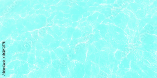 Blue water with ripples on the surface. Defocus blurred transparent blue colored clear calm water surface texture