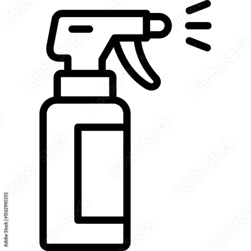 sprayer icon illustration design with outline