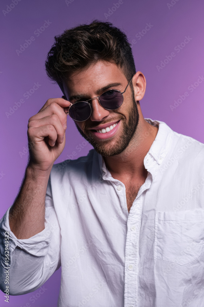Fototapeta premium young man in sunglasses