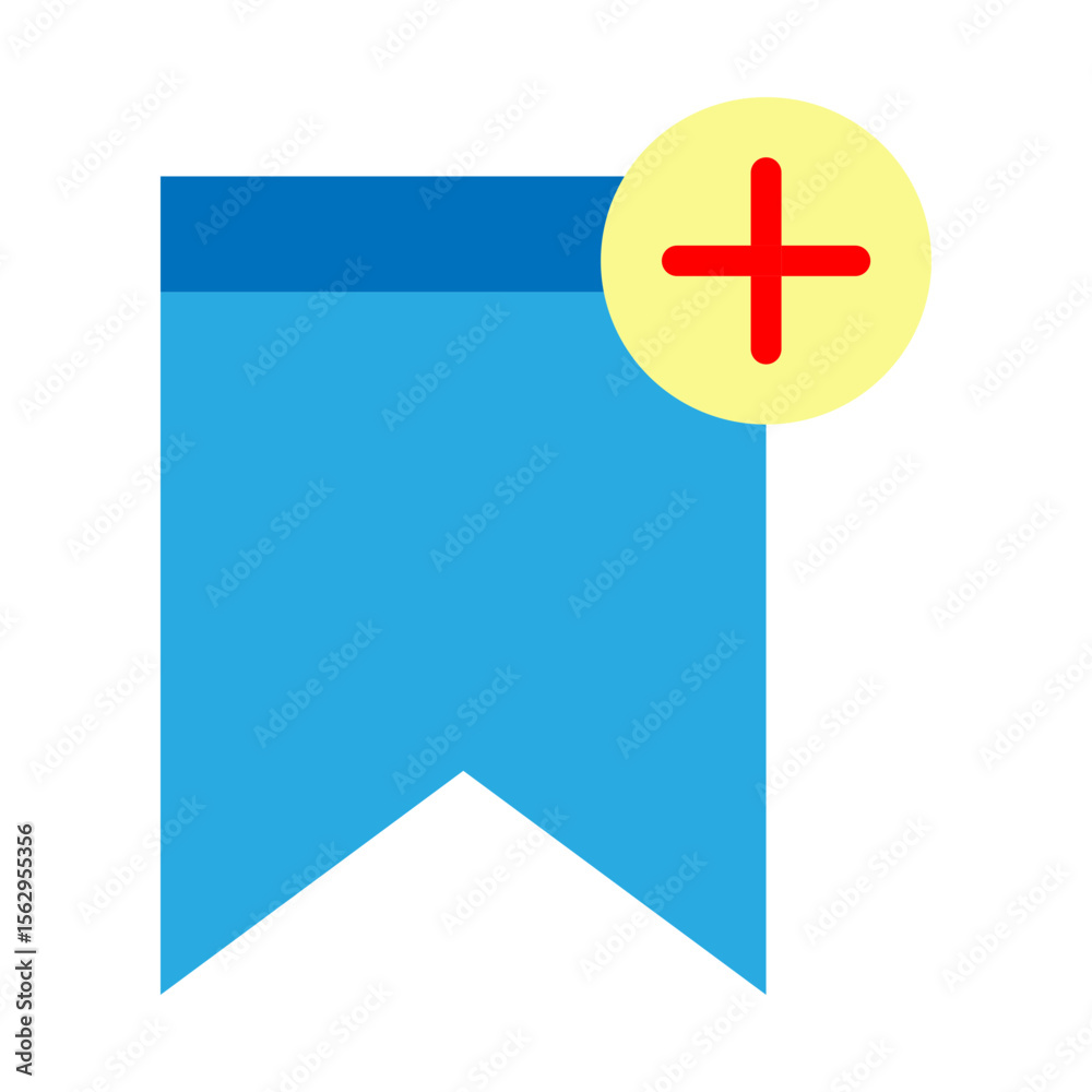 Fototapeta premium Bookmarks Vector Flat Icon Design
