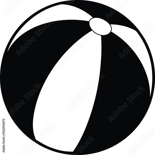 black and white balls