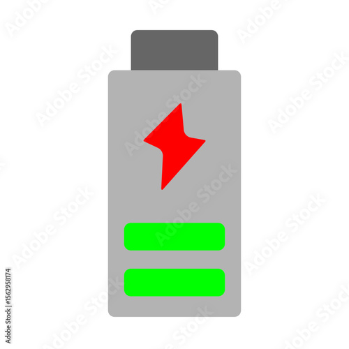 Battery Vector Flat Icon Design