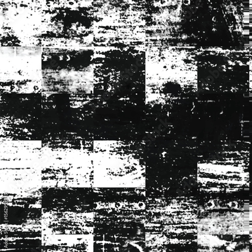 Black and white grungy abstract background. Grungy frame
