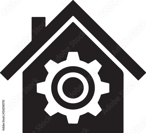 Minimalist black and white icon set featuring a collection of versatile graphic elements for modern design applications
