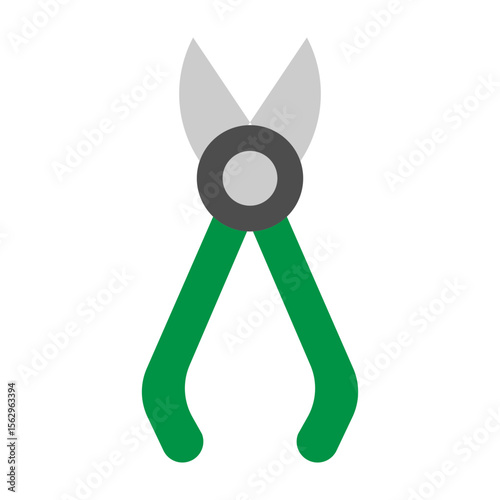 Wire Cutter Vector Flat Icon Design