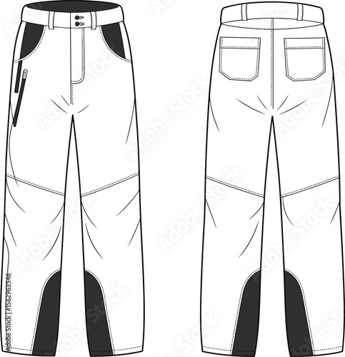 vector illustration of clothes 