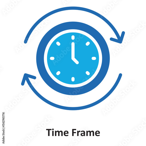 Time Frame Vector Icon which can easily modify or edit