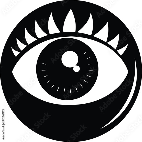 Intriguing Eye Illustration A Symbolic Look into Vision and Perception