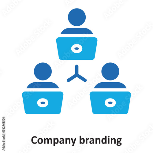 Company branding Vector Icon which can easily modify or edit