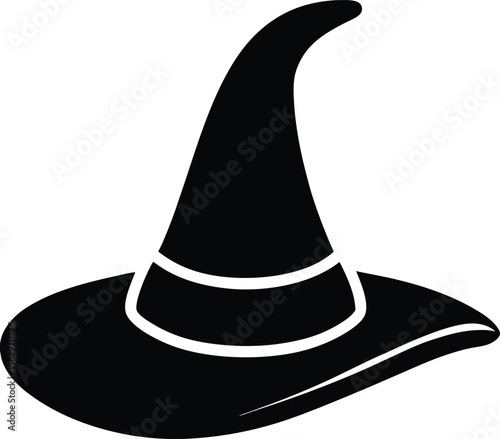 Witch's Hat Spooky Halloween Silhouette Design