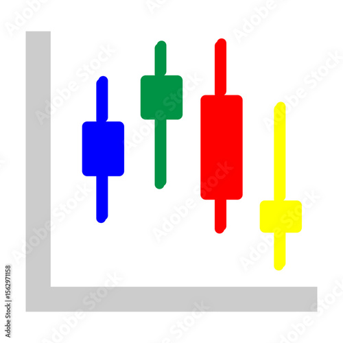 Stock Brokerage Vector Flat Icon Design