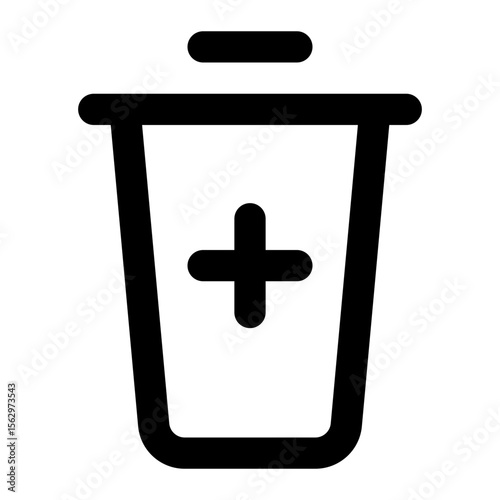 add to trash icon for illustration