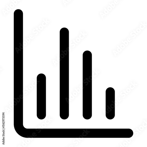 chart icon for illustration