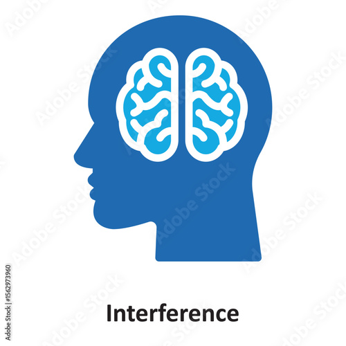 Interference Vector Icon which can easily modify or edit