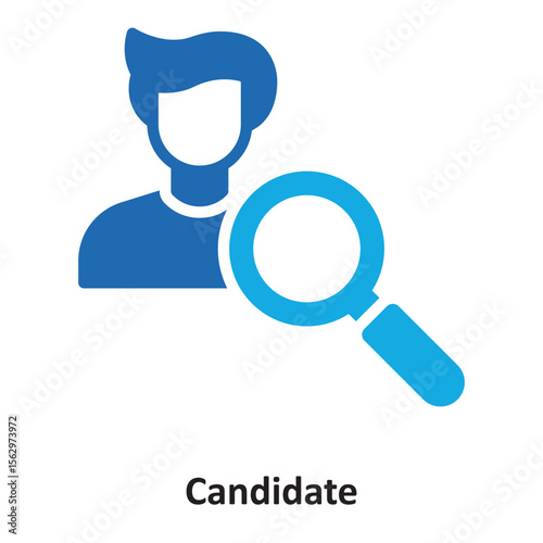 Candidate Vector Icon which can easily modify or edit