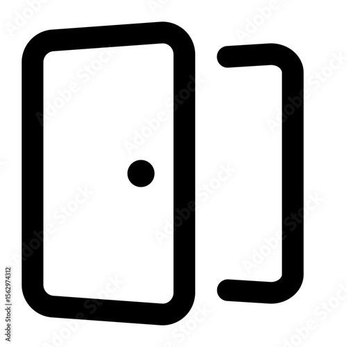 exit icon for illustration