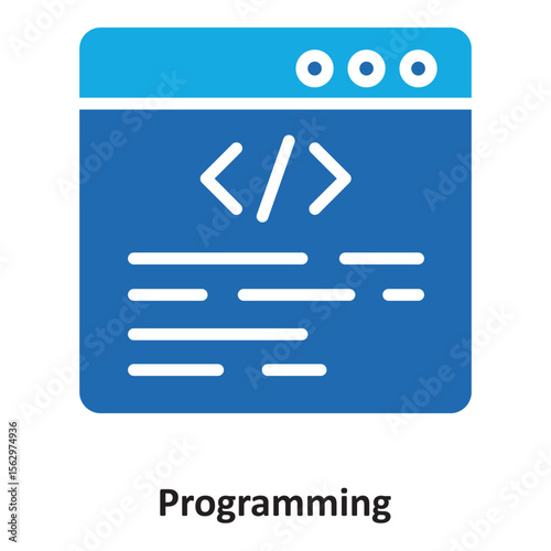Programming Vector Icon which can easily modify or edit